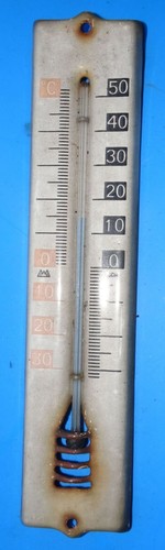 Ddr thermometer metall - ddr,