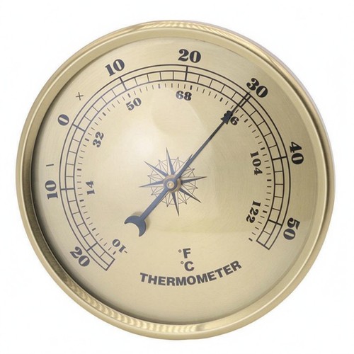 Rundes analogthermometer - rundes,