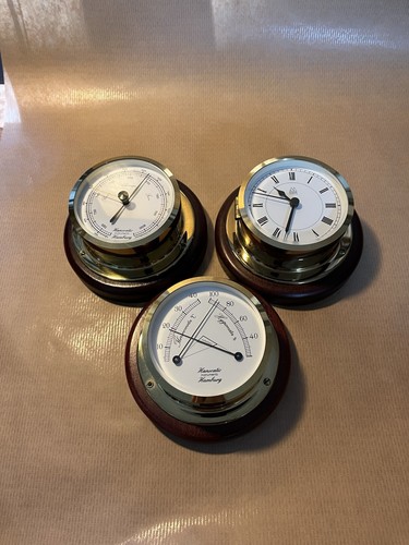 Thermometer barometer uhr - thermometer/barometer/uhr, set