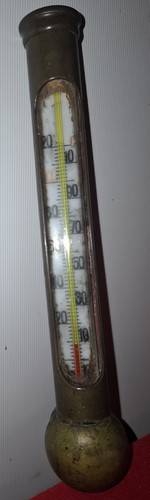Ddr messing thermometer - ddr,